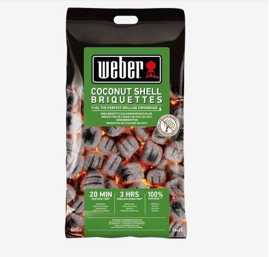 Брикети з кокосової стружки Weber, 8 кг 18402 фото