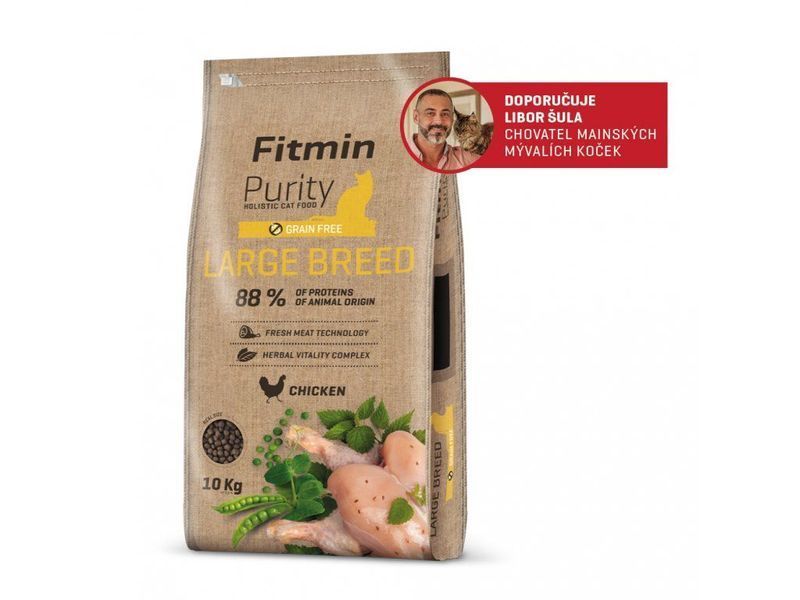 Fitmin cat Purity Large Breed (для великих котів з куркою), 10 кг 532114033 фото