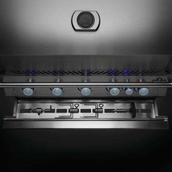 Газовый гриль 700 Series 32, с 4-мя основными горелками и задней горелкой для вертела из нержавеющей стали ВЕРТЕЛ В КОМПЛЕКТЕ BIG32RBPSS-1-UA фото