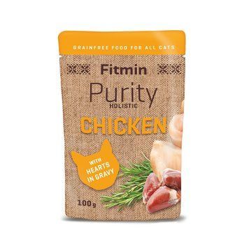 Fitmin cat Purity pouch Chicken with hearts 100г 332384005 фото