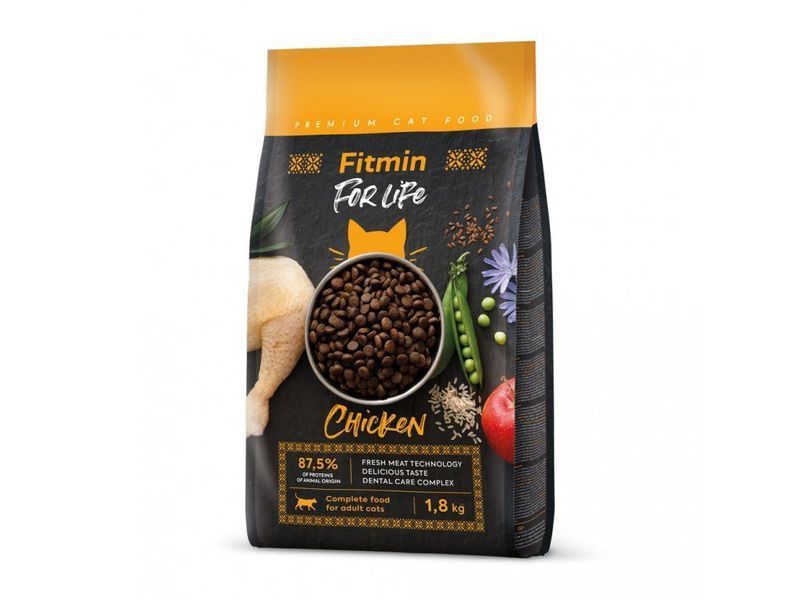 Fitmin cat For Life Adult Chicken (для дорослих котів з куркою), 1,8 кг 512114010 фото