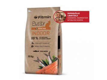 Fitmin cat Purity Indoor (для домашніх котів з лососем та рибою беззерновий), 10 кг 532114023 фото