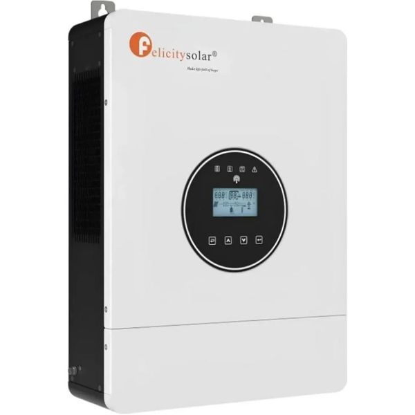 Гибридный инвертор солнечный Felicity Solar 4kW 24V IVEM4024-II (4000VA/4000W, Max CH 120A, AC 120, Gen-port) Wi-Fi IVEM4024-II фото