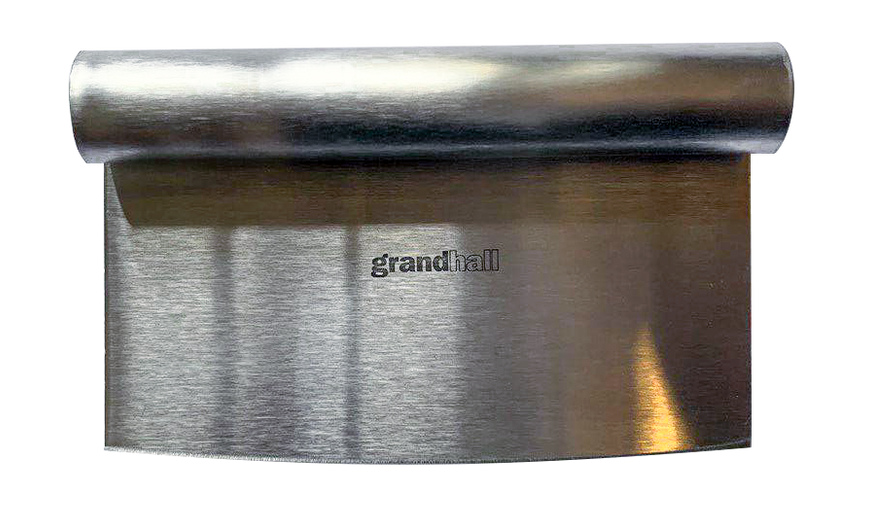 Камень для пиццы GrandHall (&Oslash;33 см) со стальным подносом (&Oslash;31 см) и резаком A06619033M фото
