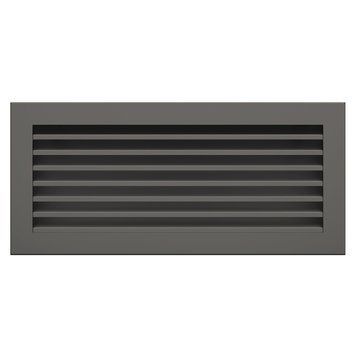 Вентиляційна решітка для каміна SAVEN Hide 17x37 графітова H/17/37/G фото