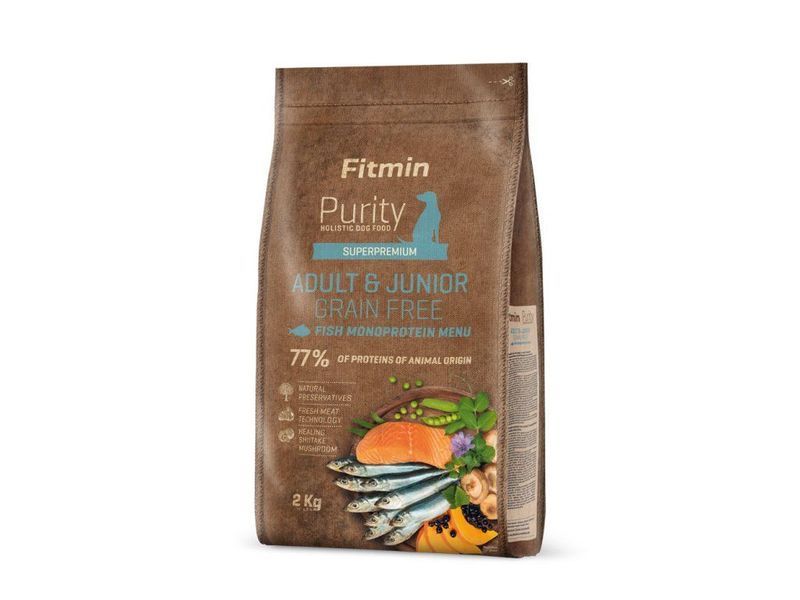 Fitmin dog Purity GF Adult & Junior Fish Menu, 2 кг 531114040 фото