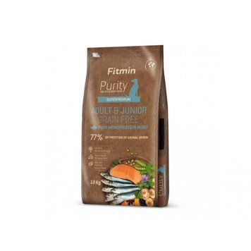 Fitmin dog Purity Rice Adult Fish & Venison (для дорослих собак середніх та великих порід з рисом, риба та дичина), 2 кг 531114026 фото